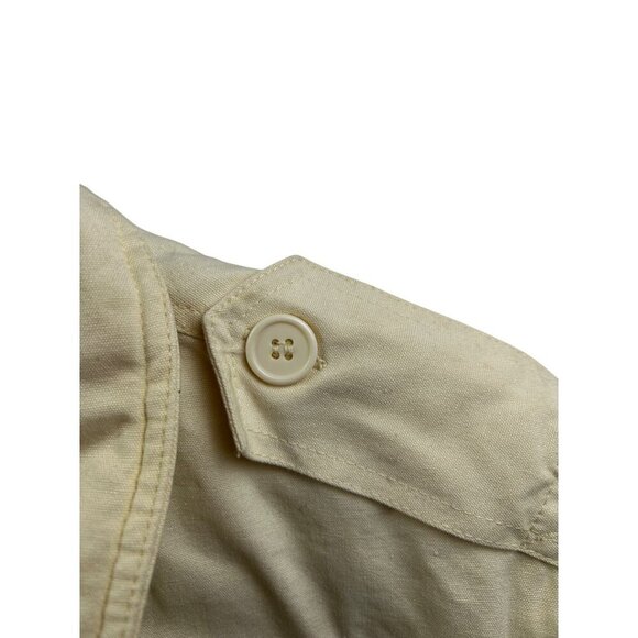 VTG SEARS Fieldmaster Sleeveless Utility Puffer Vest  Jacket W/Button Epaulets L - Picture 4 of 15